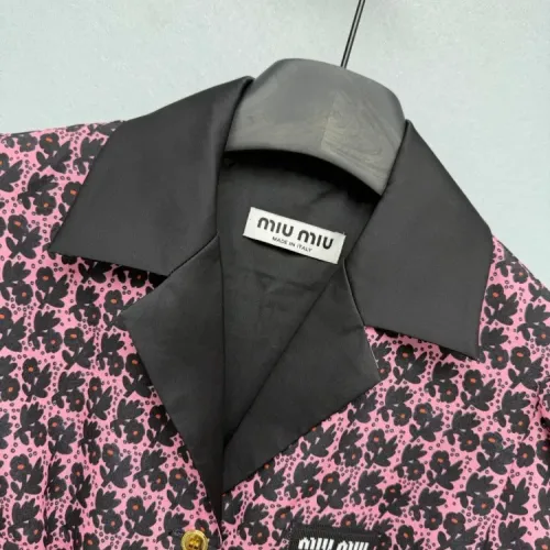 Replica MIU MIU Dresses Short Sleeved For Women #1458131 $128.00 USD for Wholesale