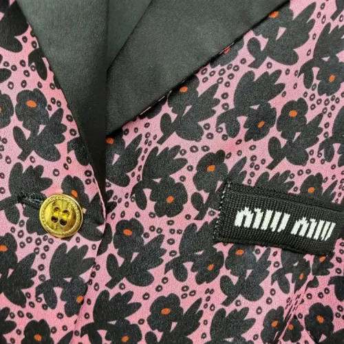 Replica MIU MIU Dresses Short Sleeved For Women #1458131 $128.00 USD for Wholesale