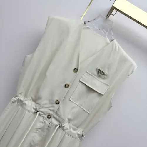 Replica Prada Dresses Sleeveless For Women #1458132 $82.00 USD for Wholesale