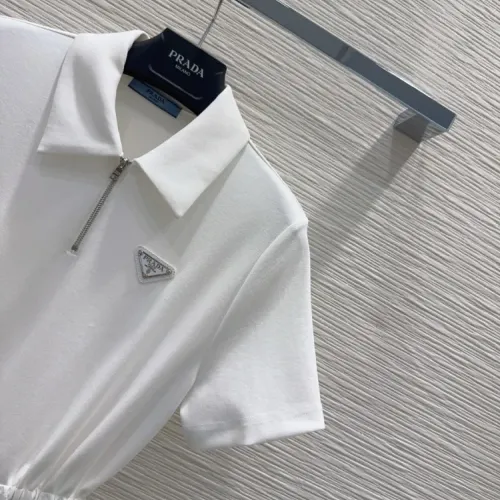 Replica Prada Dresses Short Sleeved For Women #1458134 $76.00 USD for Wholesale