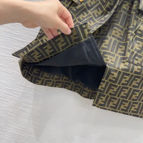 Replica Fendi Dresses Short Sleeved For Women #1458138 $155.00 USD for Wholesale