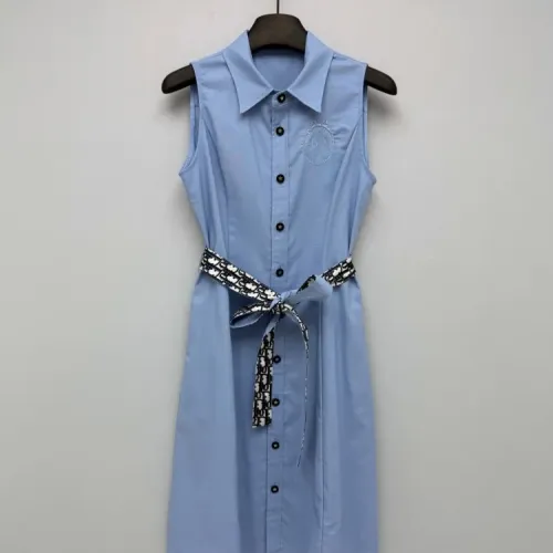 Wholesale Christian Dior Dresses Sleeveless For Women #1458139 $125.00 USD, Wholesale Quality Replica Christian Dior Dresses