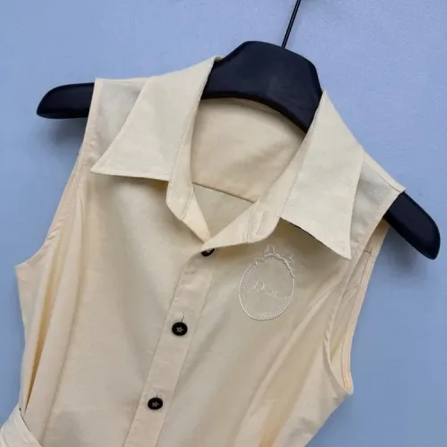 Replica Christian Dior Dresses Sleeveless For Women #1458140 $125.00 USD for Wholesale