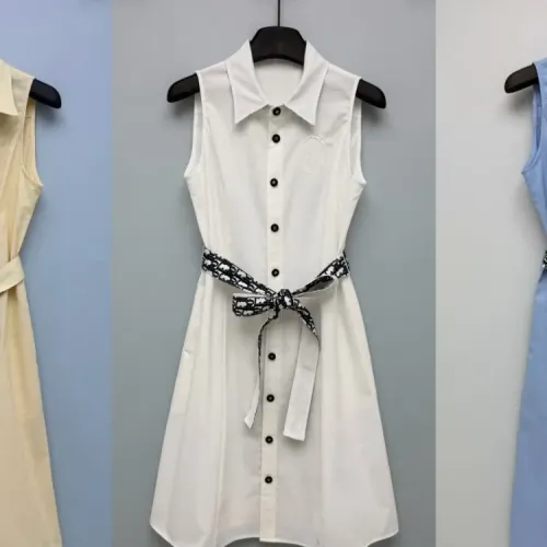 Wholesale Christian Dior Dresses Sleeveless For Women #1458141 $125.00 USD, Wholesale Quality Replica Christian Dior Dresses
