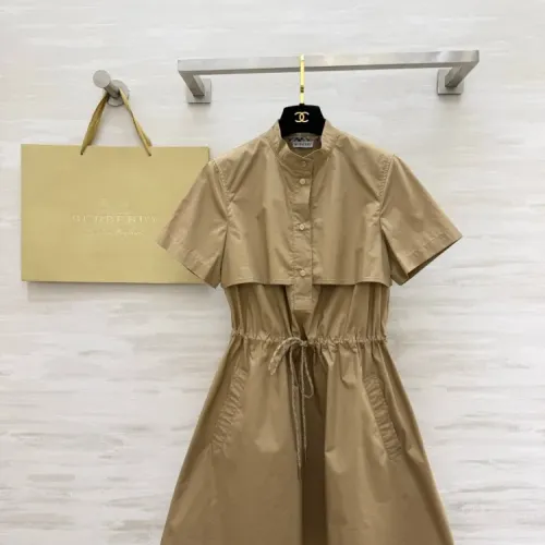 Wholesale Burberry Dresses Short Sleeved For Women #1458144 $135.00 USD, Wholesale Quality Replica Burberry Dresses