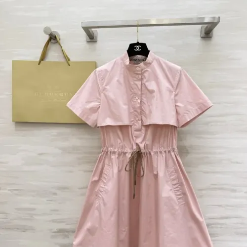 Wholesale Burberry Dresses Short Sleeved For Women #1458145 $135.00 USD, Wholesale Quality Replica Burberry Dresses
