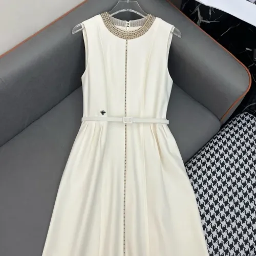 Wholesale Christian Dior Dresses Sleeveless For Women #1458147 $82.00 USD, Wholesale Quality Replica Christian Dior Dresses