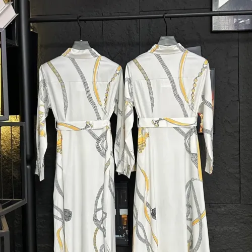 Replica Hermes Dresses Long Sleeved For Women #1458157 $85.00 USD for Wholesale