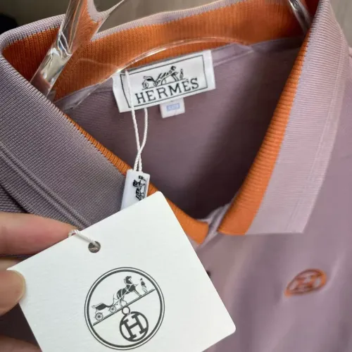 Replica Hermes T-Shirts Short Sleeved For Men #1458161 $42.00 USD for Wholesale