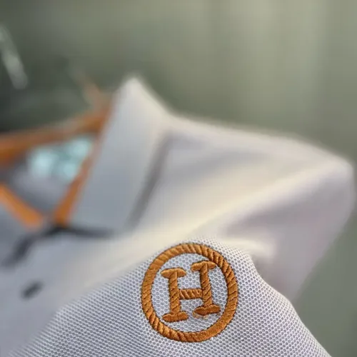 Replica Hermes T-Shirts Short Sleeved For Men #1458161 $42.00 USD for Wholesale