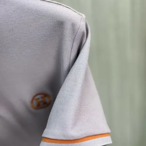 Replica Hermes T-Shirts Short Sleeved For Men #1458161 $42.00 USD for Wholesale