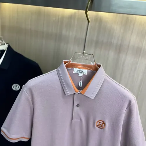 Replica Hermes T-Shirts Short Sleeved For Men #1458161 $42.00 USD for Wholesale