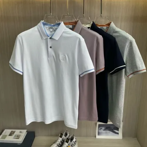 Replica Hermes T-Shirts Short Sleeved For Men #1458162 $42.00 USD for Wholesale