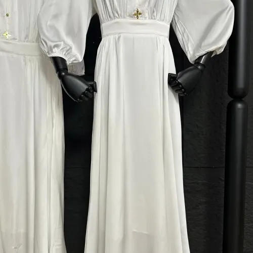 Replica Louis Vuitton LV Dresses Middle Sleeved For Women #1458163 $88.00 USD for Wholesale