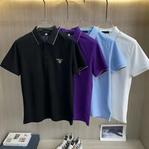 Replica Prada T-Shirts Short Sleeved For Men #1458165 $42.00 USD for Wholesale
