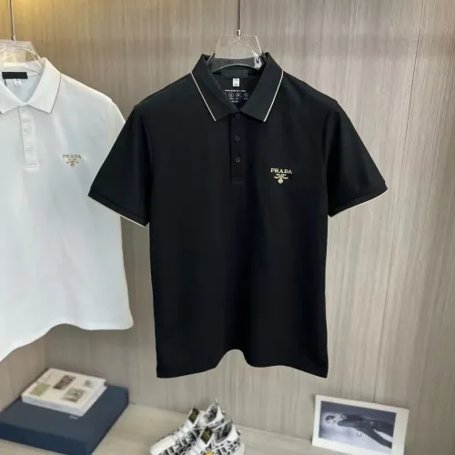 Wholesale Prada T-Shirts Short Sleeved For Men #1458168 $42.00 USD, Wholesale Quality Replica Prada T-Shirts