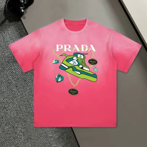 Wholesale Prada T-Shirts Short Sleeved For Unisex #1458203 $45.00 USD, Wholesale Quality Replica Prada T-Shirts