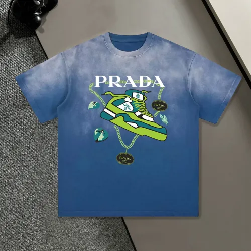 Wholesale Prada T-Shirts Short Sleeved For Unisex #1458205 $45.00 USD, Wholesale Quality Replica Prada T-Shirts