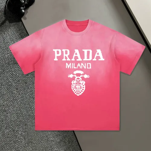 Wholesale Prada T-Shirts Short Sleeved For Unisex #1458208 $45.00 USD, Wholesale Quality Replica Prada T-Shirts