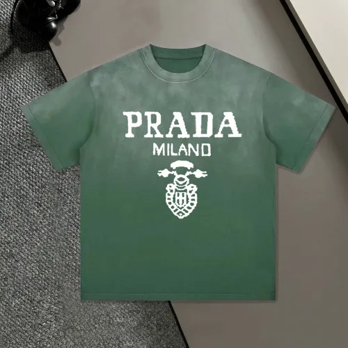 Wholesale Prada T-Shirts Short Sleeved For Unisex #1458209 $45.00 USD, Wholesale Quality Replica Prada T-Shirts