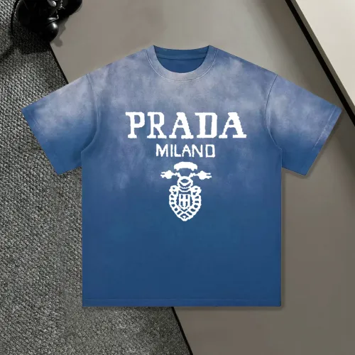 Wholesale Prada T-Shirts Short Sleeved For Unisex #1458210 $45.00 USD, Wholesale Quality Replica Prada T-Shirts