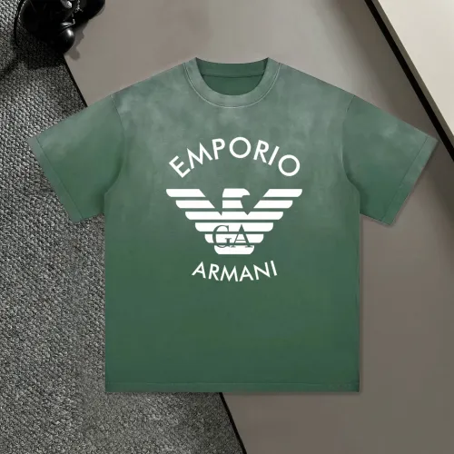 Wholesale Armani T-Shirts Short Sleeved For Unisex #1458214 $45.00 USD, Wholesale Quality Replica Armani T-Shirts