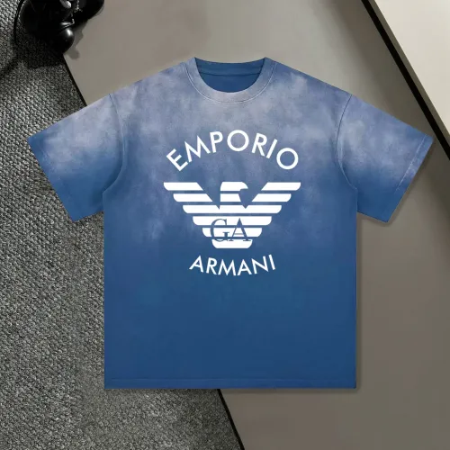 Wholesale Armani T-Shirts Short Sleeved For Unisex #1458215 $45.00 USD, Wholesale Quality Replica Armani T-Shirts