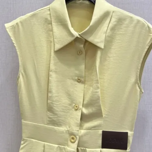 Replica LOEWE Dresses Sleeveless For Women #1458298 $76.00 USD for Wholesale