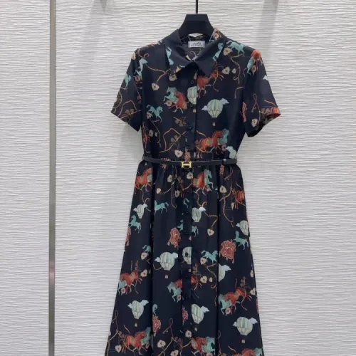 Wholesale LOEWE Dresses Short Sleeved For Women #1458302 $72.00 USD, Wholesale Quality Replica LOEWE Dresses