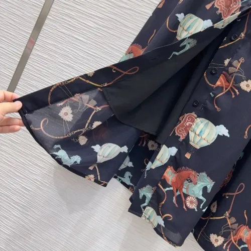 Replica LOEWE Dresses Short Sleeved For Women #1458302 $72.00 USD for Wholesale