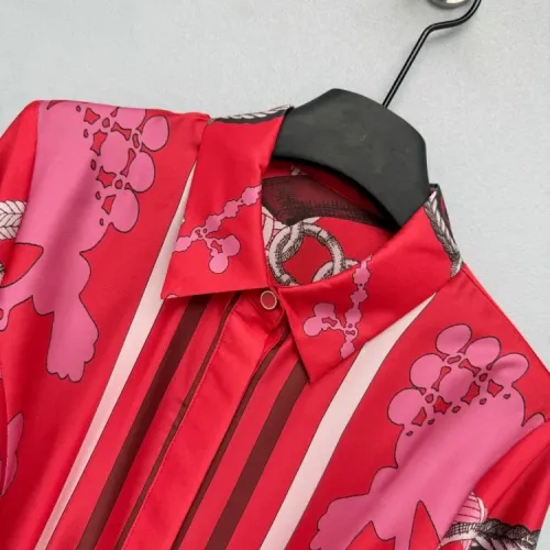 Replica Hermes Dresses Long Sleeved For Women #1458313 $192.00 USD for Wholesale