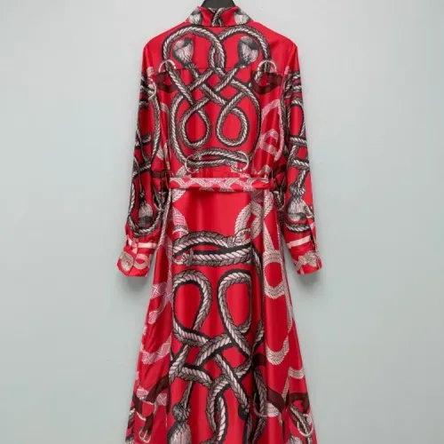 Replica Hermes Dresses Long Sleeved For Women #1458313 $192.00 USD for Wholesale