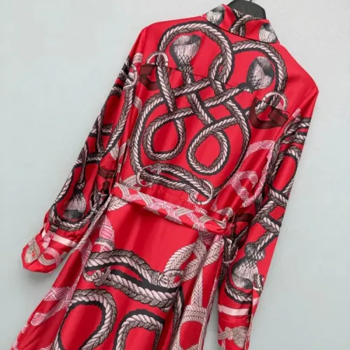 Replica Hermes Dresses Long Sleeved For Women #1458313 $192.00 USD for Wholesale