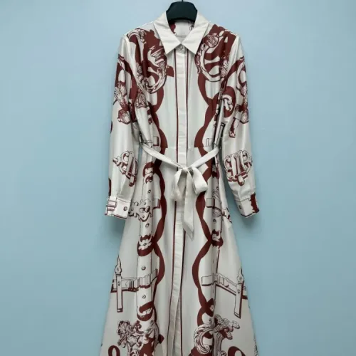 Wholesale Hermes Dresses Long Sleeved For Women #1458314 $192.00 USD, Wholesale Quality Replica Hermes Dresses