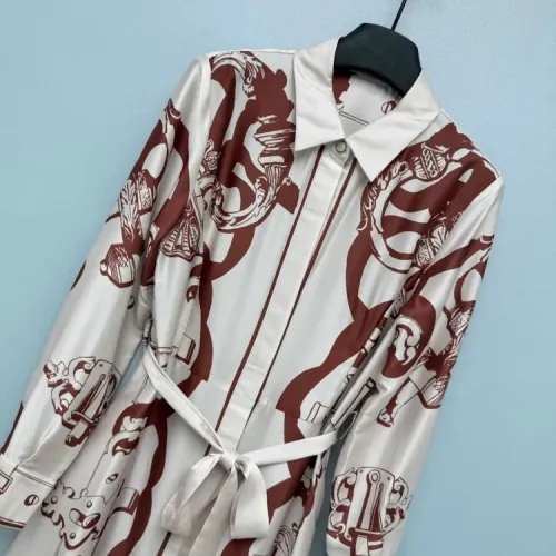 Replica Hermes Dresses Long Sleeved For Women #1458314 $192.00 USD for Wholesale
