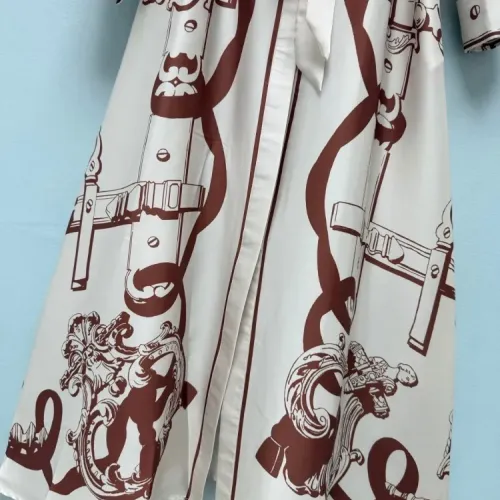 Replica Hermes Dresses Long Sleeved For Women #1458314 $192.00 USD for Wholesale