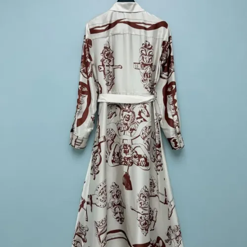 Replica Hermes Dresses Long Sleeved For Women #1458314 $192.00 USD for Wholesale