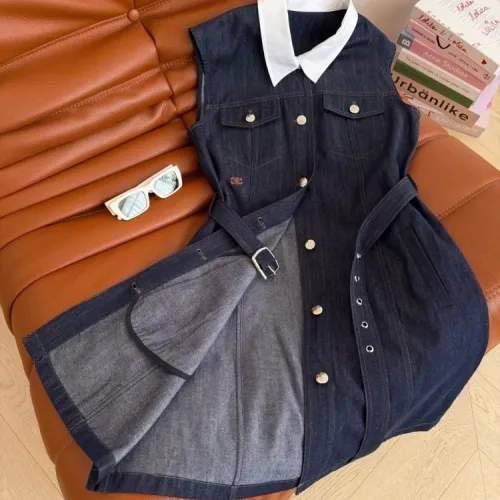 Replica Celine Dresses Sleeveless For Women #1458316 $85.00 USD for Wholesale