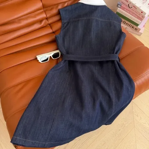 Replica Celine Dresses Sleeveless For Women #1458316 $85.00 USD for Wholesale