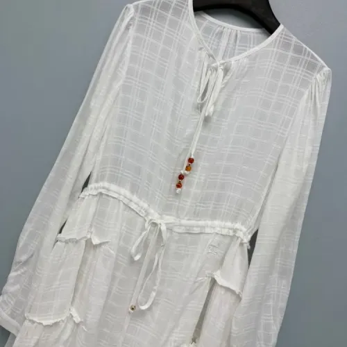 Replica Burberry Dresses Long Sleeved For Women #1458320 $128.00 USD for Wholesale