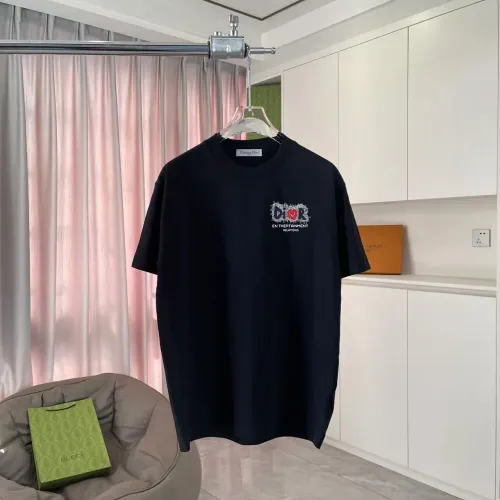 Replica Christian Dior T-Shirts Short Sleeved For Unisex #1458390 $42.00 USD for Wholesale
