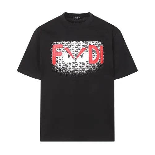 Wholesale Fendi T-Shirts Short Sleeved For Unisex #1458396 $40.00 USD, Wholesale Quality Replica Fendi T-Shirts
