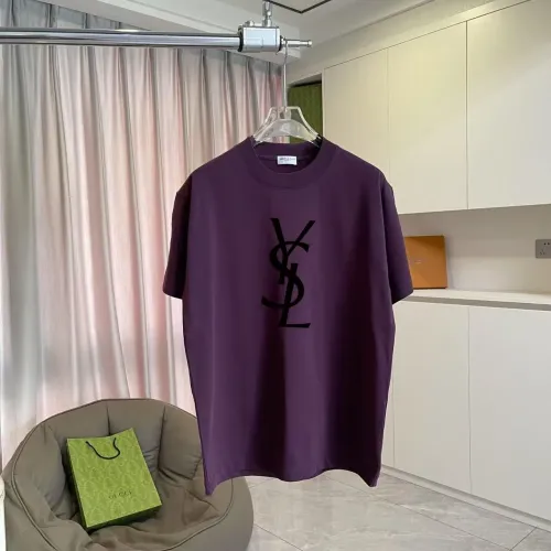 Wholesale Yves Saint Laurent YSL T-shirts Short Sleeved For Unisex #1458424 $42.00 USD, Wholesale Quality Replica Yves Saint Laurent YSL T-shirts