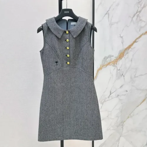 Wholesale Christian Dior Dresses Sleeveless For Women #1458453 $76.00 USD, Wholesale Quality Replica Christian Dior Dresses