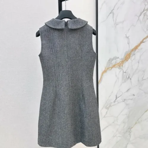 Replica Christian Dior Dresses Sleeveless For Women #1458453 $76.00 USD for Wholesale