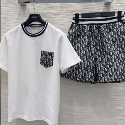 Wholesale Christian Dior Tracksuits Short Sleeved For Women #1458456 $76.00 USD, Wholesale Quality Replica Christian Dior Tracksuits