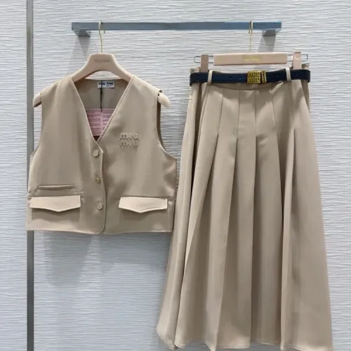 Wholesale MIU MIU Tracksuits Sleeveless For Women #1458480 $82.00 USD, Wholesale Quality Replica MIU MIU Tracksuits