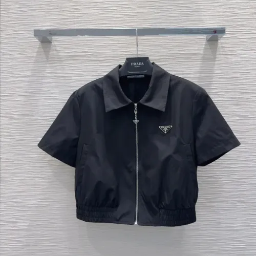 Replica Prada Tracksuits Short Sleeved For Women #1458487 $85.00 USD for Wholesale