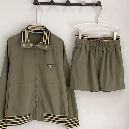 Wholesale Prada Tracksuits Long Sleeved For Women #1458496 $105.00 USD, Wholesale Quality Replica Prada Tracksuits