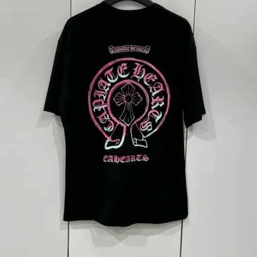 Wholesale Chrome Hearts T-Shirts Short Sleeved For Women #1458504 $48.00 USD, Wholesale Quality Replica Chrome Hearts T-Shirts